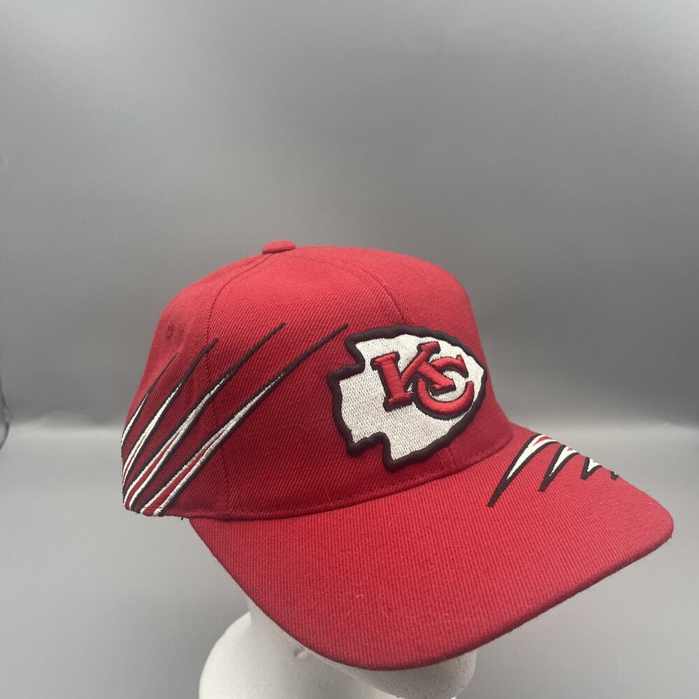Vintage Kansas City Chiefs Hat annaco NFL classic team collection AdjustableBack